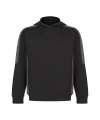 LV342 Kids Team Hoodie Black / GunmetalGrey colour image