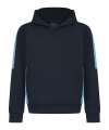 LV342 Kids Team Hoodie Navy / Sky colour image