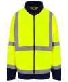 RX750 High visibility full zip fleece Yellow colour image
