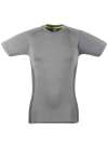 TL515 Tombo Slim Fit T-Shirt Grey Marl colour image