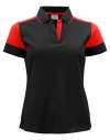 PP2265025 Ladies Polo Shirt Black / Red colour image