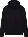 EP314 Women's Half Zip Hoodie Sueded Black colour image