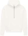 EP314 Women's Half Zip Hoodie sueded off white colour image