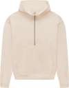 EP314 Women's Half Zip Hoodie sueded fawn colour image