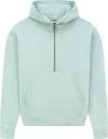 EP314 Women's Half Zip Hoodie sueded slate green colour image
