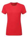 TR504 Women’s TriDri® Ion-Charge recycled textured tee Fire Red colour image