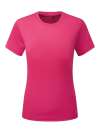 TR504 Women’s TriDri® Ion-Charge recycled textured tee Hot Pink colour image