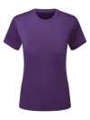 TR504 Women’s TriDri® Ion-Charge recycled textured tee Bright Purple colour image