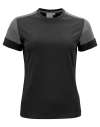 PP2264031 Ladies Tshirt Black / Anthracite colour image
