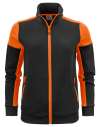 PP2262062 Ladies Full Zip Sweat Black / Orange colour image
