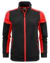 PP2262062 Ladies Full Zip Sweat Black / Red colour image