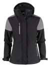 PP2261072 Ladies Padded Softshell Black / Anthracite colour image