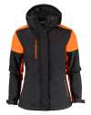 PP2261072 Ladies Padded Softshell Black / Orange colour image