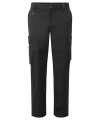 PR565 Unisex Stretchchecker Work Cargo Trousers Black colour image
