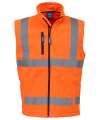 YK207 Yoko Hi Vis Soft Shell Gilet orange colour image