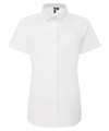 PR386 Ladies Supreme Short Sleeve Oxford Shirt White colour image