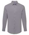PR284 Supreme Long Sleeve Oxford Shirt Steel Grey colour image