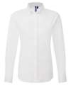 PR384 Ladies Supreme Long Sleeve Oxford Shirt White colour image