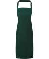PR115 Waterproof bib apron Bottle Green colour image