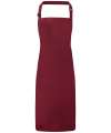PR115 Waterproof bib apron Burgundy colour image