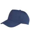 RC84J Boston junior 65/35 polycotton cap Navy colour image