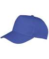 RC84J Boston junior 65/35 polycotton cap Royal colour image