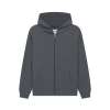 CR04K_v2 Kids Comfort Cut Zip Hoodie Flint Grey colour image