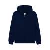 CR04K_v2 Kids Comfort Cut Zip Hoodie Oxford Navy colour image