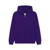 CR04K_v2 Kids Comfort Cut Zip Hoodie Purple colour image