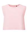 TR119 Organic crop tank Light Pink colour image