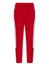LV883 Kids Knitted Tracksuit Pants Red / White colour image