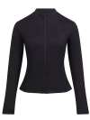 JC219 AWDis Ladies Cool Recycled Full Zip Jacket Black colour image