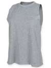 SK232 Ladies High Neck Vest Heather Grey colour image