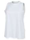 SK232 Ladies High Neck Vest White colour image