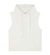 EP316 Womens Athleisure Hooded Tank sueded off white colour image