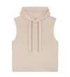 EP316 Womens Athleisure Hooded Tank sueded fawn colour image