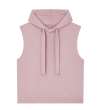EP316 Womens Athleisure Hooded Tank sueded miami pink colour image