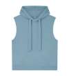 EP316 Womens Athleisure Hooded Tank sueded blue dusk colour image