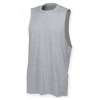 SF232 SF Clothing High Neck Vest Heather Grey colour image