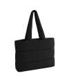 BG701 Quilted Tote Bag Black colour image
