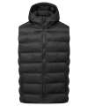 TS004 Solitude recycled hooded bodywarmer Black colour image