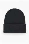 UC411 Rectangular Patch Beanie Black colour image