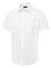 UC714 Men's Short Sleeve Poplin Shirt White colour image