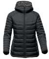 AFP-2W Stormtech Ladies Stavanger Thermal Padded Jacket Black colour image