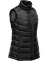 AFV-1W Stormtech Ladies Stavanger Thermal Bodywarmer Black / Graphite colour image