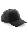 BB677 B677 Beechfield Jersey Athleisure Baseball Cap Heather Graphite colour image