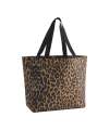 BG194 BagBase Leopard Print Carryall Tote Bag Leopard Print colour image
