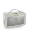 BG764 BagBase Boutique Clear Window Travel Case Soft Grey colour image