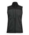 BHV-3W Stormtech Ladies Cascades Soft Shell Bodywarmer Dolphin / Black colour image