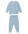 BZ67 BabyBugz Baby Pyjamas Dusty Blue colour image